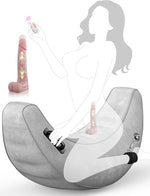 Inflatable Couples Support Pillow with Adjustable Positioning Design
