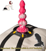 Suction Cup Dildo Mount Saddle – Hands-Free Sex Pillow & Toy Holder for Solo Play