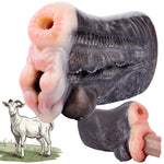 Animal Pussy - Masturebastorfor Men, Goat Anal Vagina Dual Tunnels, Realistic Tight Pocket Pussy Masturbation Cup, Silicone Pocket Vagina Adult Sex Toys & Games