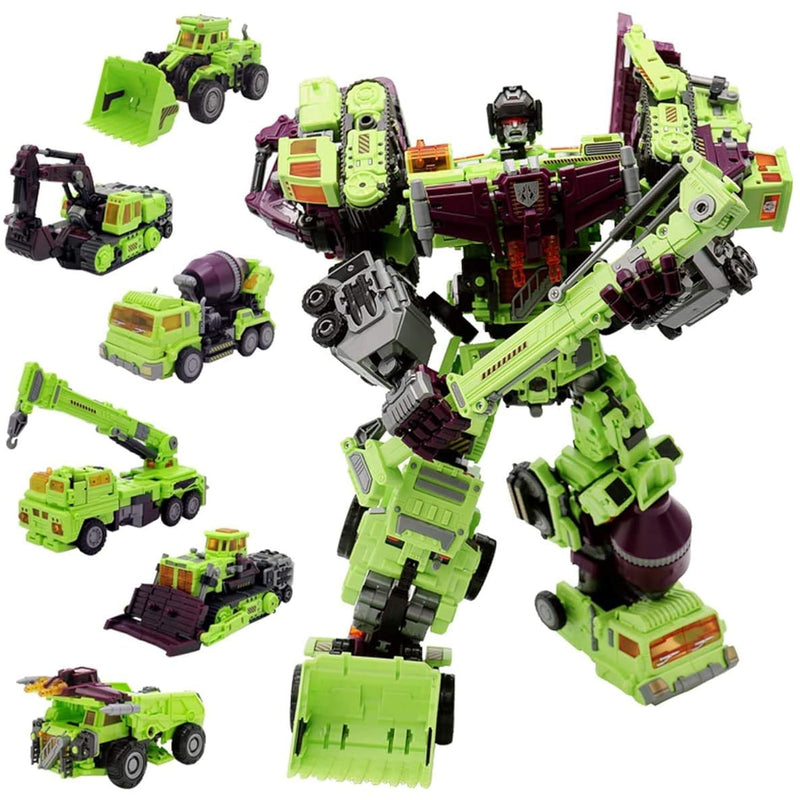 Deformation Oversize Toys Robot Devastator Engineering Combiner 6 In 1 Acti