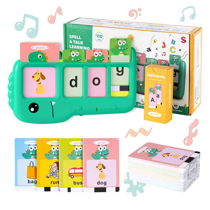 Talking Flash Cards For Toddlers Learning: Alphabet Learning Toys Matching