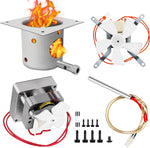 Auger Motor,Grill Induction Fan Kit, Fire Burn Pot and Hot Rod Ignitor,Traeger Parts Replacement Traeger Grill Parts for Pit Boss Grill Parts and Auger Motor for Traeger Grill,Traeger Fan Ignitor Kit