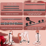 Adjustable BDSM Restraint Kit – Neck to Wrist Cuffs with Spreader Bar for Couples