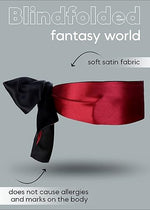 SM Flogger Crop with Feather Tickler & Satin Blindfold BDSM Starter Kit