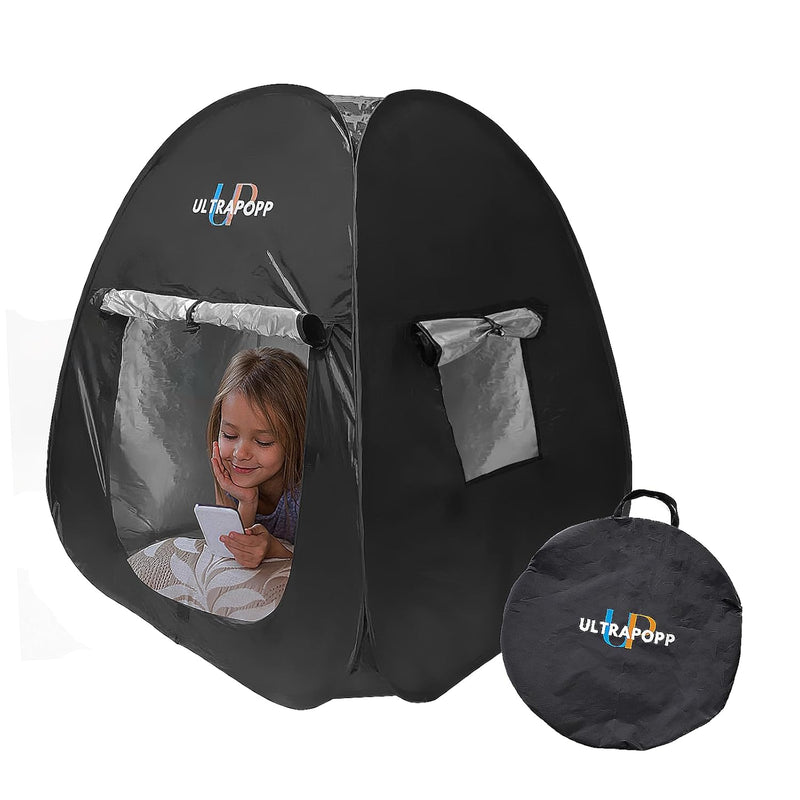 Sensory Tent For Kids With Autism Age 3+ Anxiety Adhd Spd, Pop Up Blackout Cal
