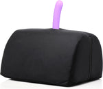 Bedroom Support Cushion for Deeper Intimacy, Toy Mount, High-Density Foam, Black