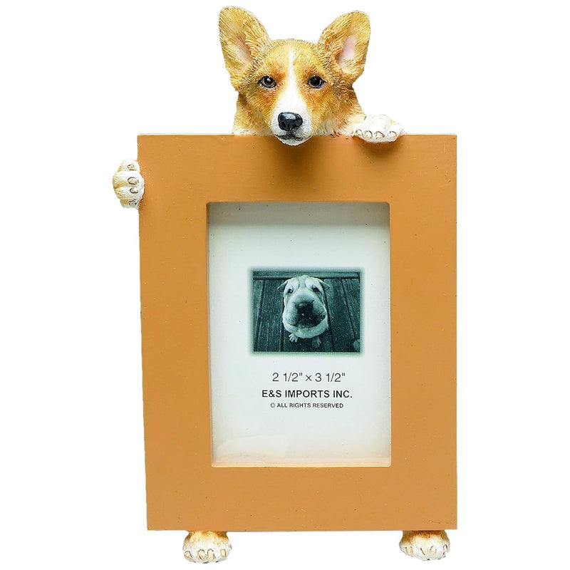 Welsh Corgi Picture Frame Holds Your Favorite 2.5 By 3.5 Inch Photo, Hand Pain