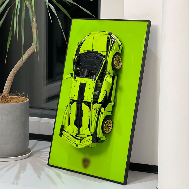Display Wallboard For Lego Technic 42115 Lamborghini Sián Fkp 37, Adult Col