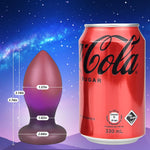 Small Butt Plug Anal Plug For Beginners Liquid Silicone Anal Sex Toys Suction Cup Dildo G-Spot Vaginal Stimulation Prostate Massager Male Female Masturbators (S)
