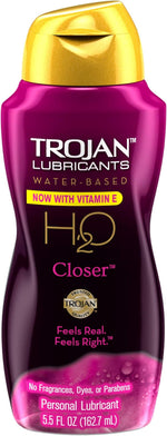 H2O Water-Based Personal Lubricant, Long-Lasting & Smooth, 5.5 fl oz