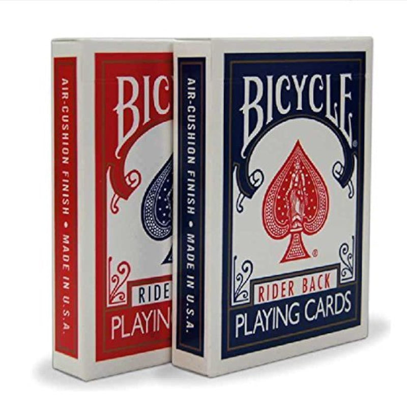 2 Decks Rider Back 808 Standard Poker Playing Cards Red & Blue
