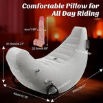 Inflatable Couples Support Pillow with Adjustable Positioning Design