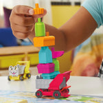 Hasbro Gaming Grocery Go Karts Board Game for Preschoolers and Kids Ages 4 and Up, Building Game with Mini Groceries, Preschool Games for 2-4 Players