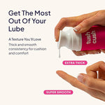 Hello Cake Tush Cush Hybrid Lubricant, 3.3 fl oz – Silicone & Water-Based
