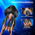 Male Sex Toys Penis Vibrator For Men - Male Masturbator With 10 Vibrating Modes, 360° Wrapping Tentacle Glans Trainer For Penis Clit Nipple Stimulation, Adult Toy For Men Women