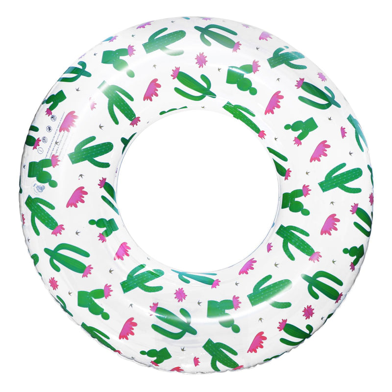 Pool Tubes For Adults, Transparent Pool Floats Tube With Printed, Summer Be