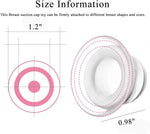 1 Pair Soft Silicone Nipple Suckers for Pressure, Breast Stimulator for Women & Men