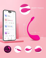 App-Controlled Remote Vibrator – G-Spot Egg Stimulator for Women & Couples Play