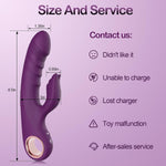 "Thrusting G-Spot Vibrator with 3 Modes & 10 Vibrations for Dual Stimulation"