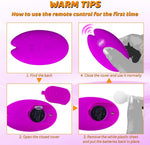 Remote Control Vibrator Bullet, Wearable G-Spot & Clitoral Stimulator for Women