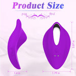 Remote-Controlled Wearable Panty Vibrator – Discreet Clitoral Stimulator with 12 Modes