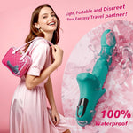 Thrusting & Vibrating Rabbit Vibrator – G Spot, Clit & Anal Stimulation, LCD Display