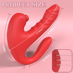 Thrusting Rabbit Vibrator – 3-in-1 G-Spot & Clitoral Stimulator with 9 Modes