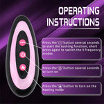 Thrusting Dildo Vibrator for Women, G-Spot & Anal Stimulator with 10 Modes