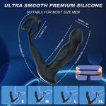App-Controlled Prostate Massager – Thrusting Vibrator with Dual Rings & 9 Modes