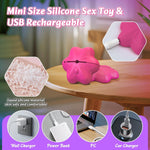 Vibrating Nipple Clamps for Women | 10 Vibration Modes | Adjustable BDSM Toy