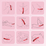 G-Spot Couple Vibrator with Heating & 10 Vibration Modes, Anal & Nipple Stimulator