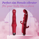 3-in-1 G-Spot Rabbit Vibrator – Waterproof, Rechargeable & Realistic for Pleasure