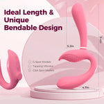 Strapless Double-Ended Vibrator with Remote – 10 Modes for G-Spot & Clit Pleasure