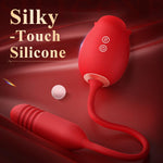 Upgraded Rose Vibrator – 9 Suction & 9 Thrusting Modes, G-Spot & Clitoral Stimulator