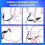 Prostate Massager with 7 Modes, APP Control, Vibrating Penis Ring for Men.