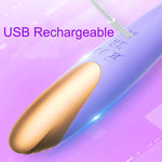 Rechargeable Waterproof Rabbit Vibrator – 10 Modes for G-Spot & Clitoral Stimulation