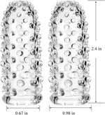 2Pcs Finger Sleeve Vibrators – Clitoral, G-Spot & Anal Stimulator for Couples