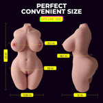 Lifelike Life-Size Flexible Torso Sex Doll for Men with Realistic Breasts & Ass