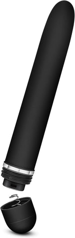 Luxuriate Satin Smooth Wand Vibrator – Powerful Clitoral & G-Spot Stimulator (Black)