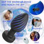 Wireless Remote Anal Plug – 10 Vibration Modes, Rechargeable & Waterproof Prostate Massager for Men & Women