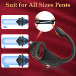 App-Controlled Vibrating Cock Ring & Bullet – Remote Prostate & Anal Sex Toy