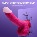 9.25" Heated Thrusting Dildo Vibrator | Realistic G-Spot Toy with 10 Modes