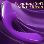 3-in-1 Sucking Vibrator for Women, 10 Modes Clitoral & G-Spot Stimulator