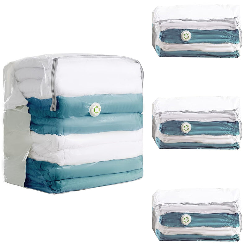 Cube Vacuum Storage Space Saver Sealer Bags Moving Bags Jumbo 4 Pack (39.4*27.6*