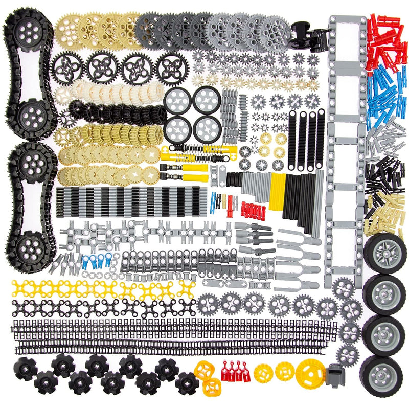 844Pcs Pins Gears Axles Set Compatible With Mainbrands Technical Parts, Lat