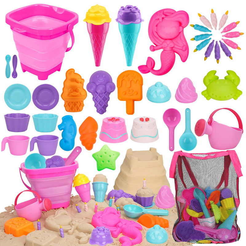 TOY Life Beach Toys, Sand Toys, Sandbox Toys, Beach Toys for Toddlers 1-3,