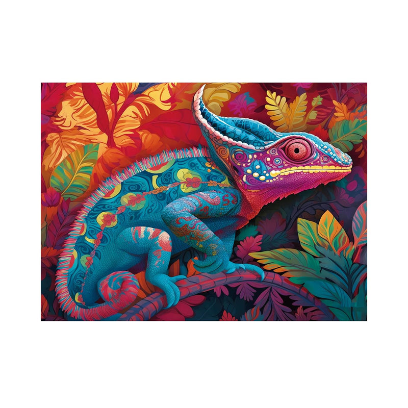 Jigsaw Puzzle 500 Pieces, Chameleon Puzzle, Puzzles For Adults 500 Pieces A