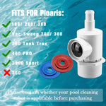 9-100-9001 Universal Wall Fitting Connector Assembly Compatible with Polaris 180 280 280 380 3900 Sport and 480 Pro Automatic Pool Cleaners