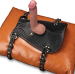 Adjustable Leather Sex Saddle – Dildo Mount Cushion for Hands-Free Solo & Couples Play