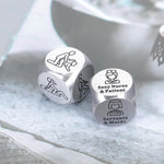 2Pcs Dirty Santa Gifts For Adults Men Husband, Sex Dice, Funny Naughty Gifts For Husband Wife, Date Night Dice For Couples, Christmas Gag Gifts For Adults Male, Stocking Stuffers For Adult Women Men